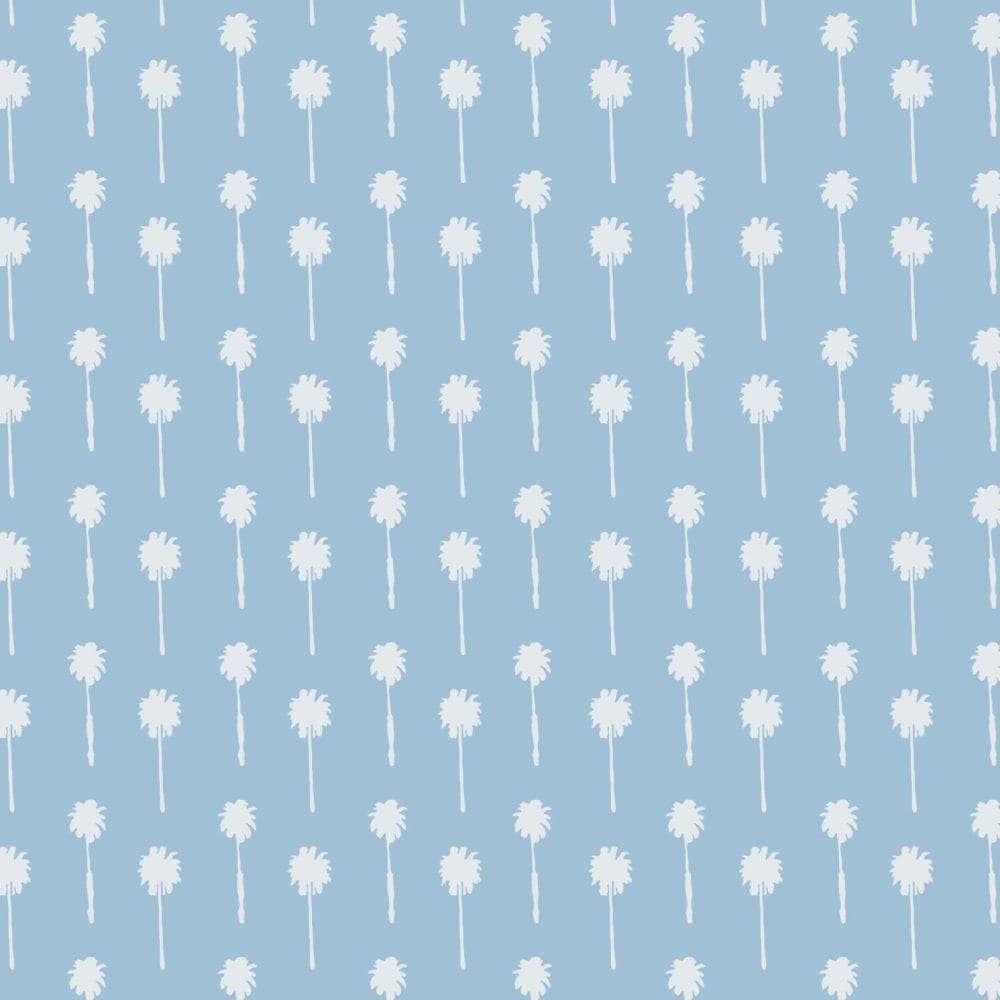 California Palm Trees wallpaper in blue